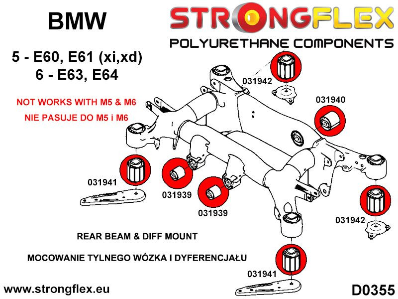 Bag subframe – Bag bøsning