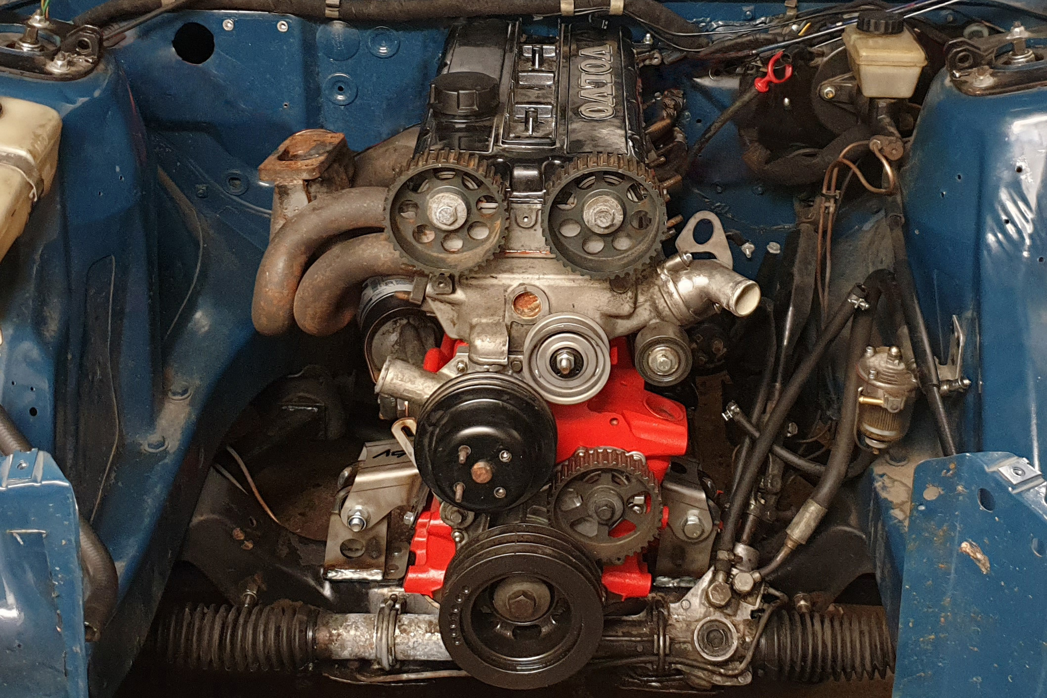 Modorophæng Volvo 200 - B23/230 0° lutning