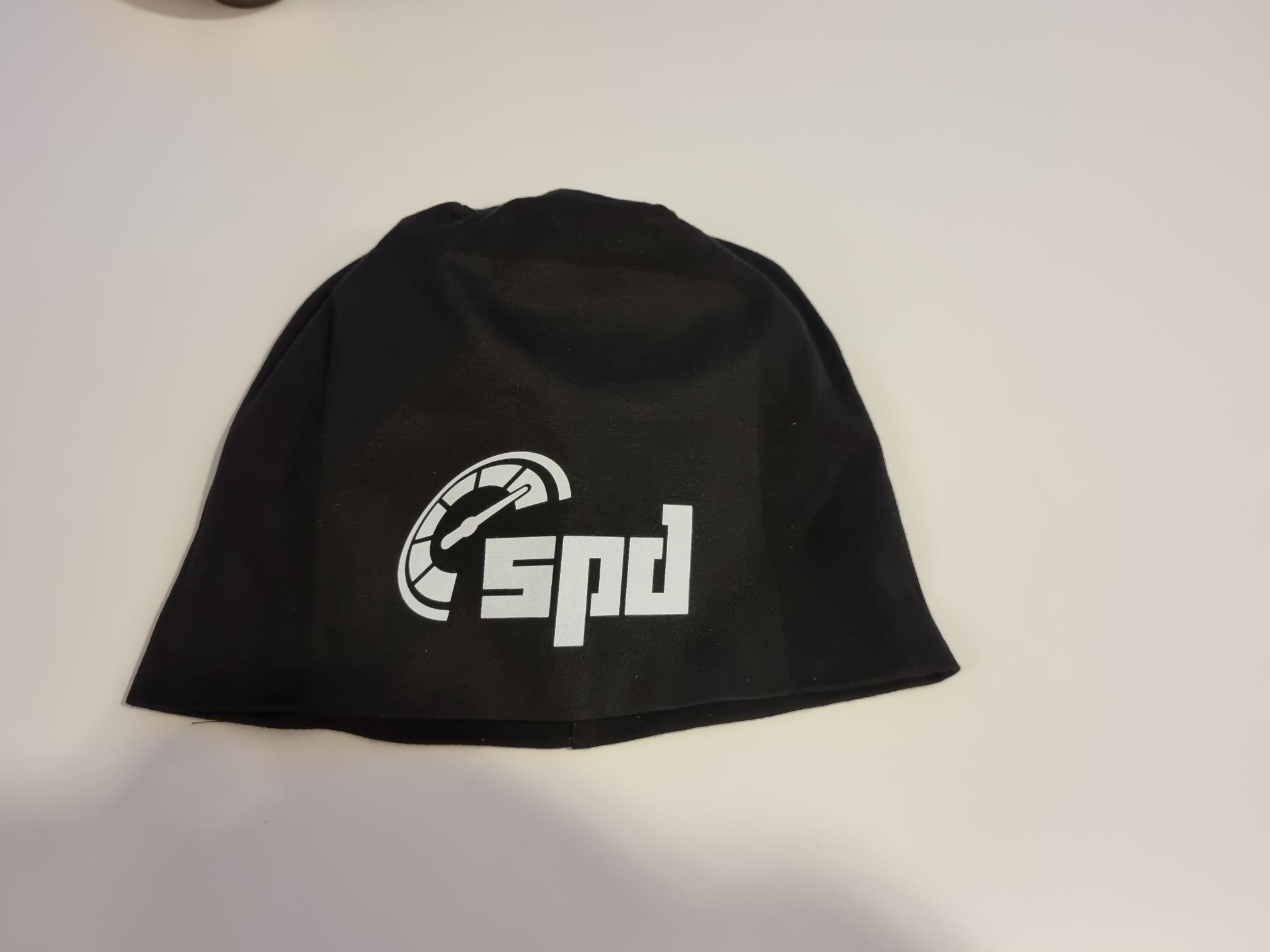 SPD beanie svart-vit (one-size)