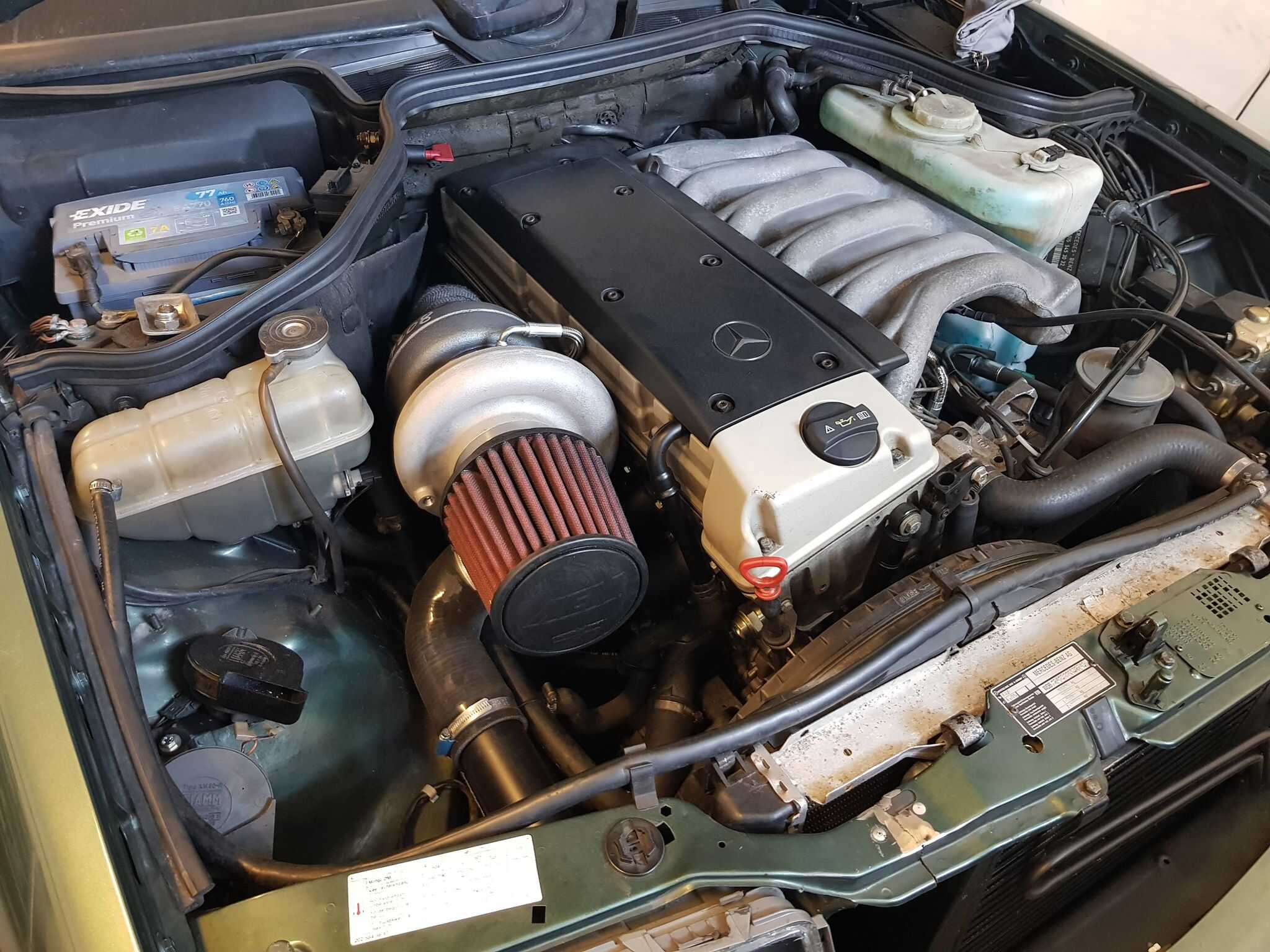 CMR Grenrør Mercedes OM606 - w124/w202 sort stål