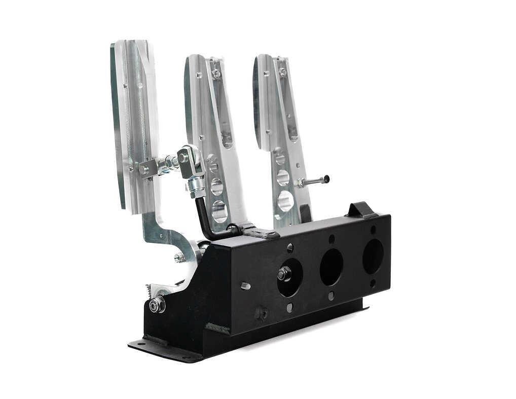 OBP gulvmonteret pedalstativ 3 pedaler 3x hovedcylider V2