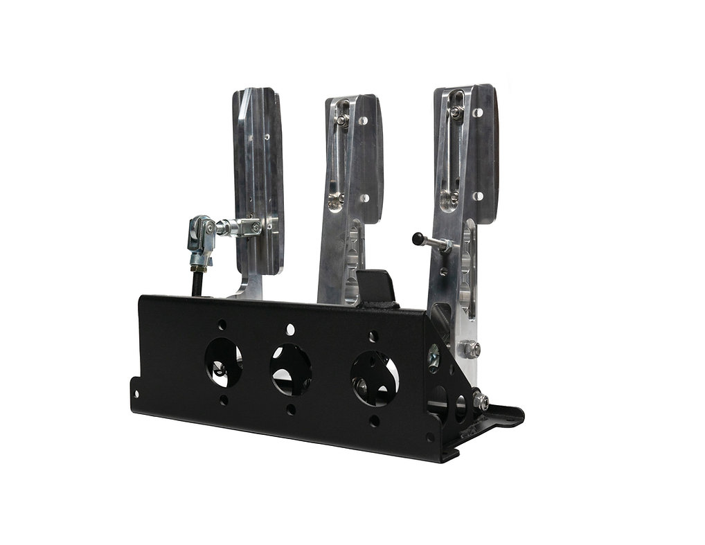 OBP gulvmonteret pedalstativ 3 pedaler PRO-Race V2