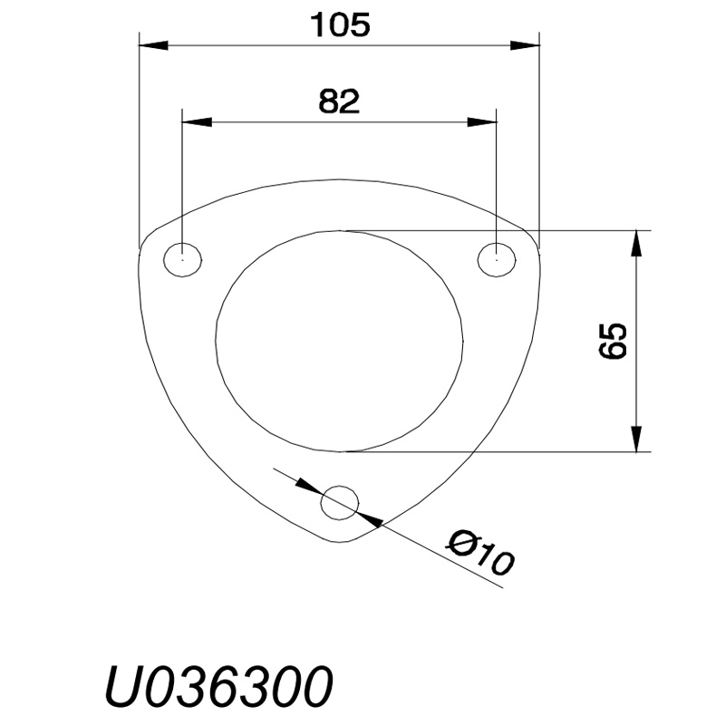 Flangeforbindelse 2,5 tomme (63mm)
