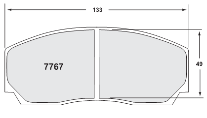 PFC08 CMPD 6 stempel (K-sport, D2, XYZ ) -17mm