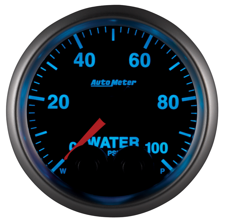 2-1/16" Water Pressure, 0-100 Psi, Elite