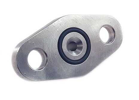 Oljetryckflange AN4 CC 38mm Holset, Precision, Garrett