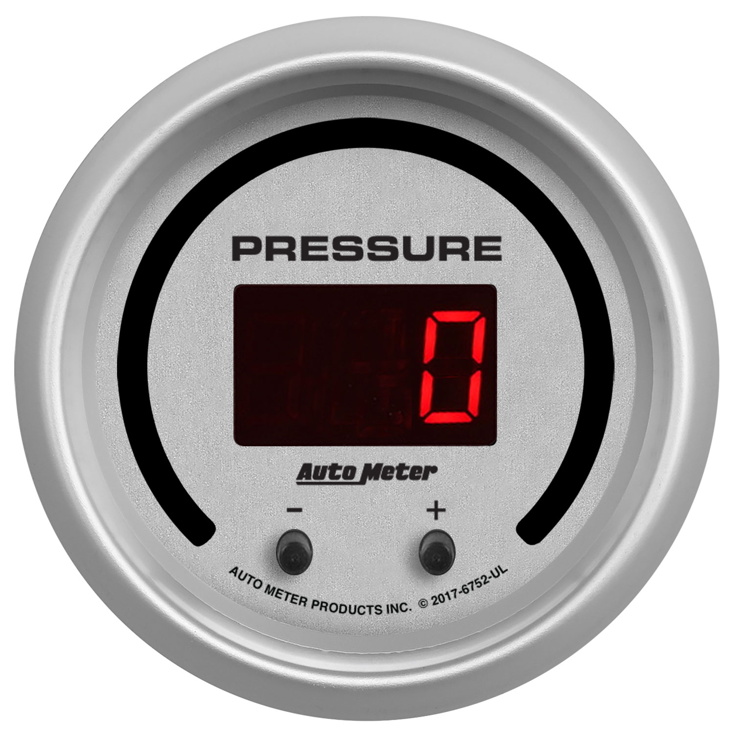2-1/16" Two Channel Fluid Pressure, Selectable Scale Psi / Bar, Ultra-Lite Elite Digital