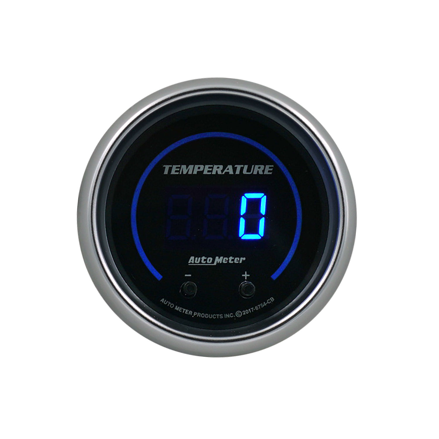 2-1/16" Two Channel Fluid Temperature, Selectable Scale ºf / ºc, Cobalt Elite Digital