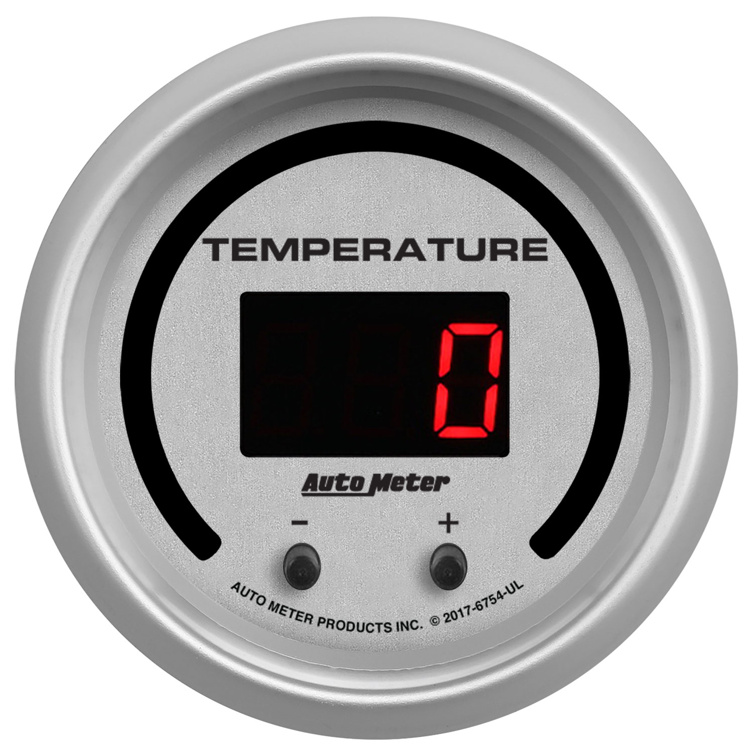 2-1/16" Two Channel Fluid Temperature, Selectable Scale ºf / ºc, Ultra-Lite Elite Digital