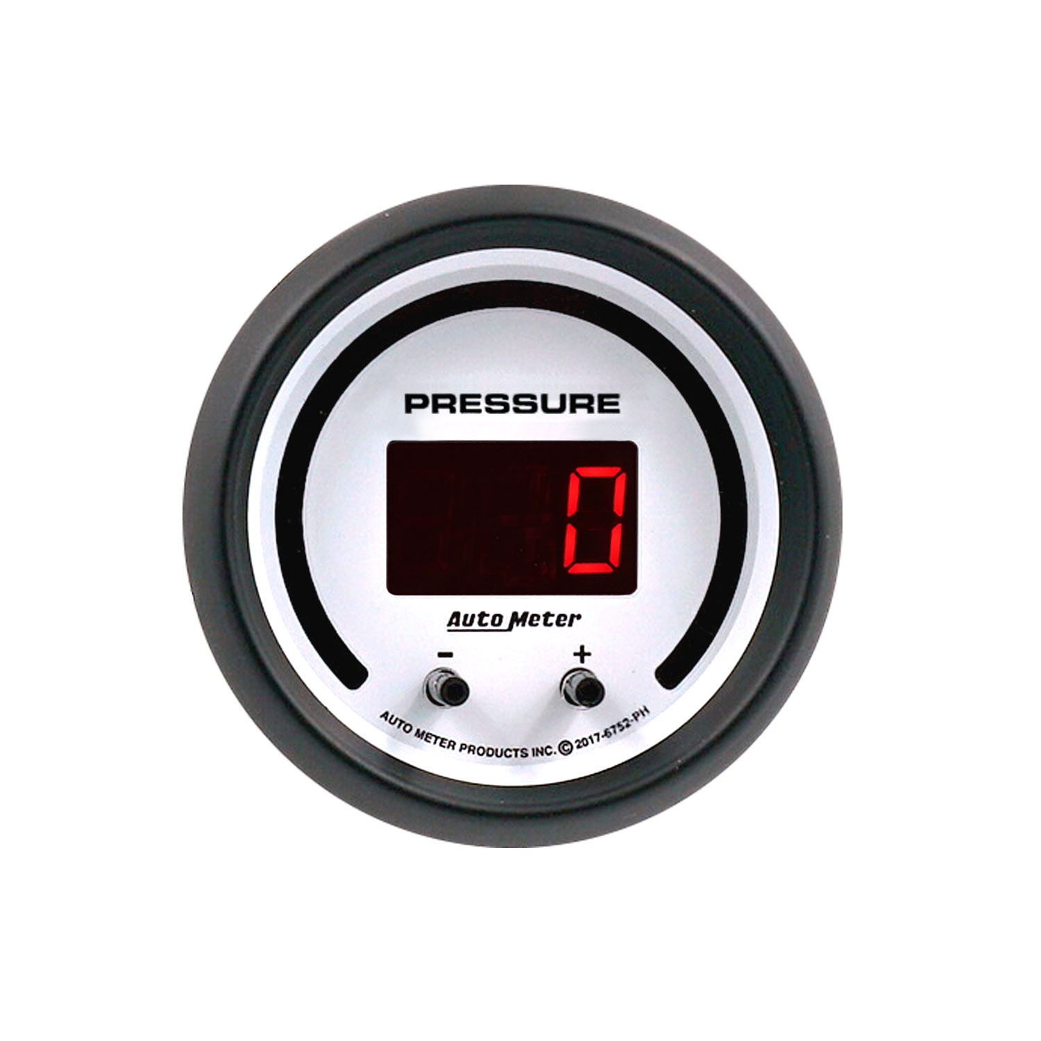2-1/16" Two Channel Fluid Pressure, Selectable Scale Psi / Bar, Phantom Elite Digital
