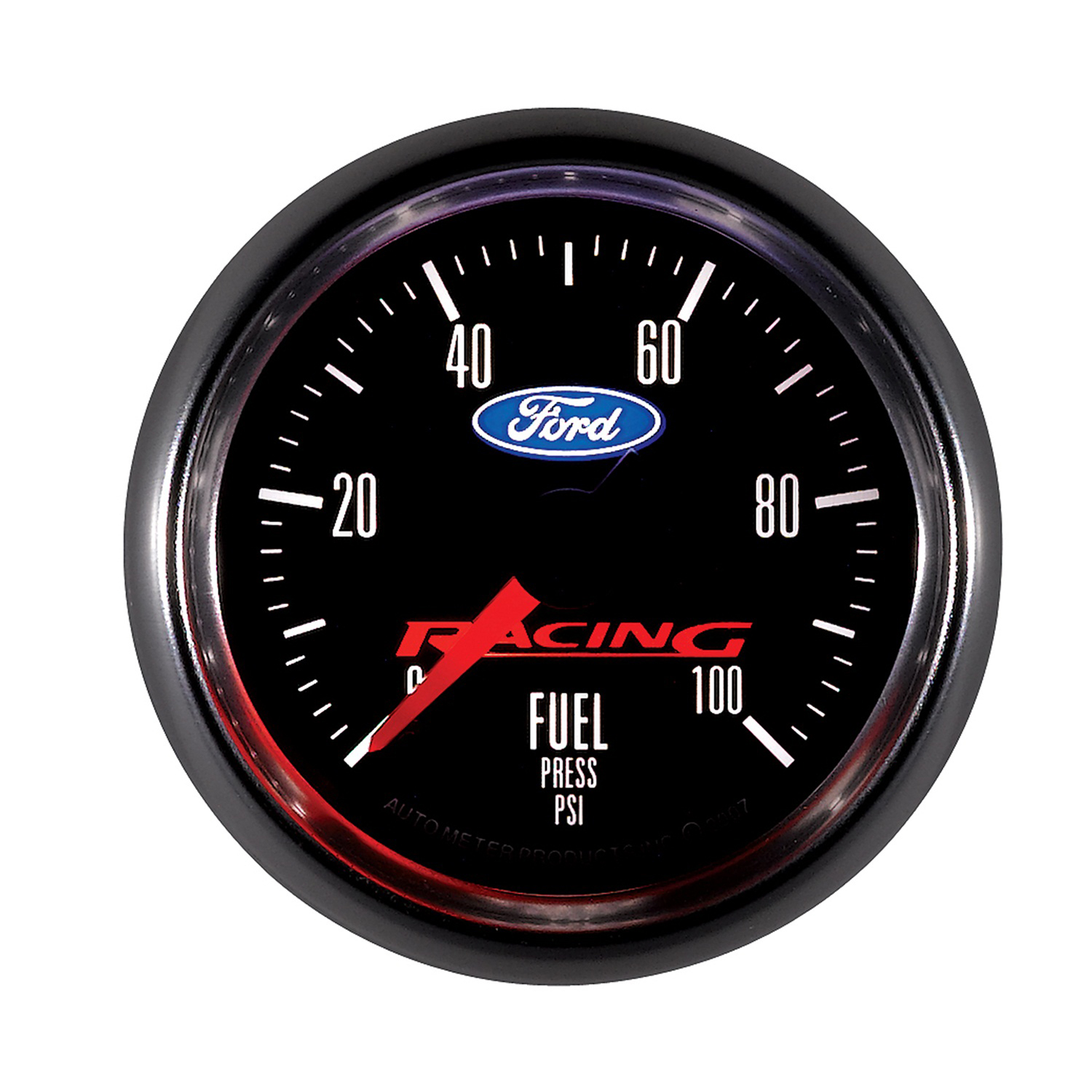2-1/16" Fuel Pressure, 0-100 Psi, Ford Racing