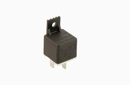 Bosch relæ 12V 30A med fäste og dobbelt utgång