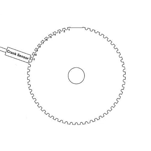 Udløserhjul 153mm / 65mm (36-1)