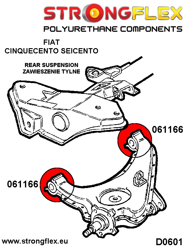 Bag link arm bøsning