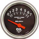 Autometer Sport-Comp olietryk