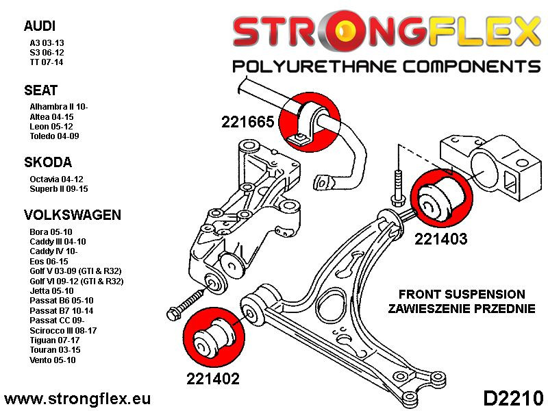 Foran link arm Foran bøsning SPORT