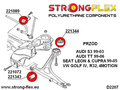 Foran link arm bag bøsning