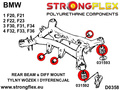 Bag subframe - foran bøsning SPORT