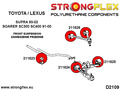 Toyota Supra MKIV foran nederste link arm bag bøsning SPORT