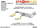 Bag link arm bøsningssats Excentrisk SPORT