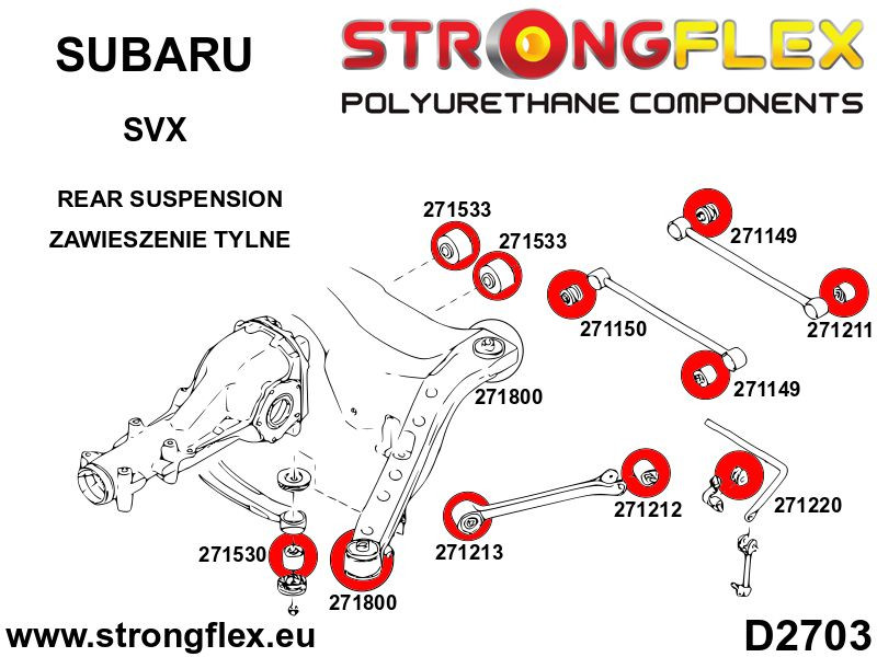 Bag subframe bøsning SPORT