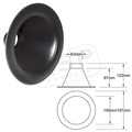 QSP inlopp 63mm rund
