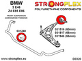 Foran nederste link arm bøsninger - Excentrisk 66mm SPORT