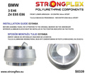Foran nederste link arm bøsninger - Excentrisk 66mm SPORT