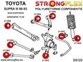 Toyota Supra MK3 bag Affjedring bøsningssats SPORT