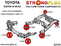 Toyota Supra MK3 foran subframe bøsningssats
