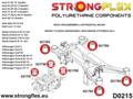 Bag subframe - Bag bøsning