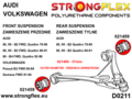 Foran link arm bøsning SPORT / bag link arm bøsning SPORT