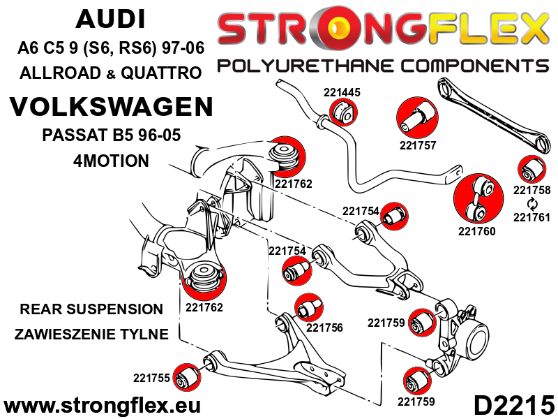 Bag subframe bøsning SPORT