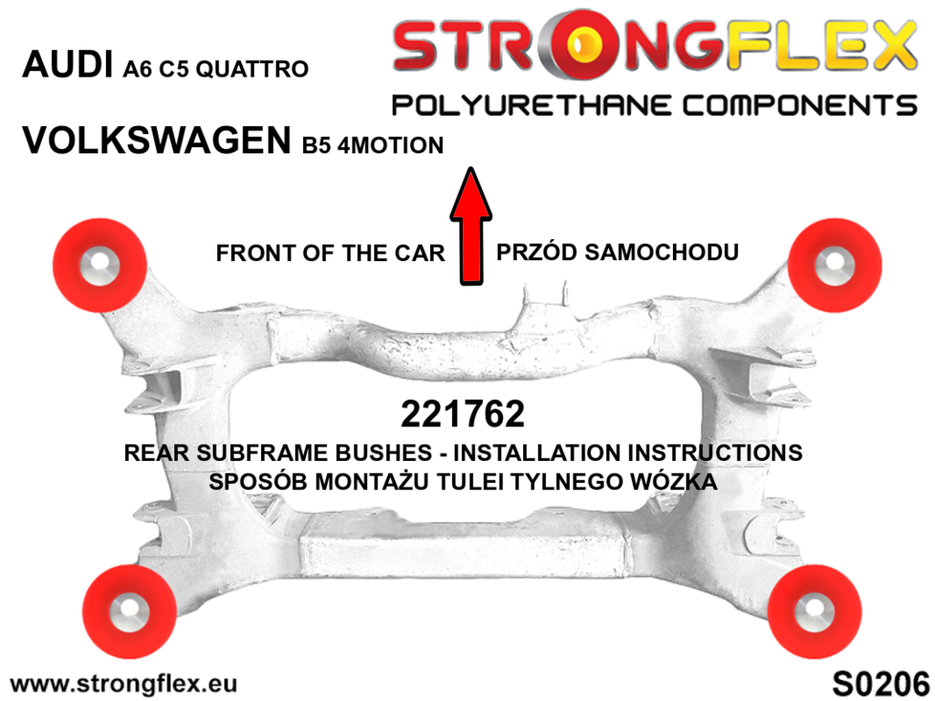 Bag subframe bøsning SPORT