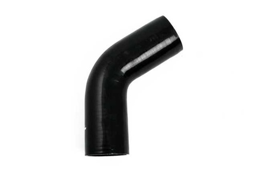 Silikoneslange sort 60 grader 1'' (25mm)