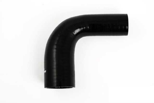 Silikoneslange sort 90 grader 1 - 1,125'' (25 - 28mm)