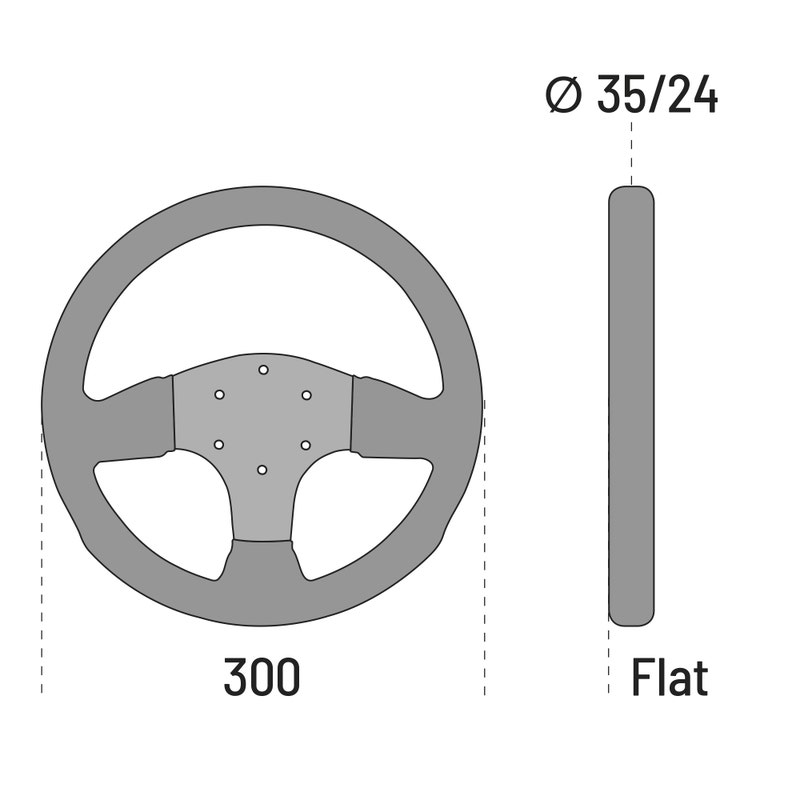 Sparco P300 Rat ruskind