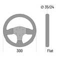 Sparco P300 Rat ruskind