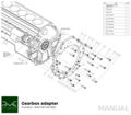 Adapterplade gearkasse Ford Barra