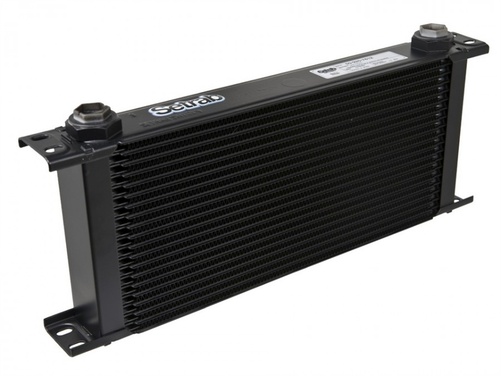 Setrab Oliekøler sort 19 rækker (330mm)