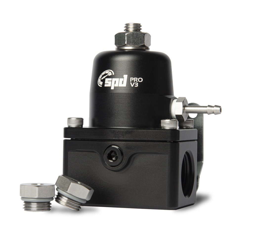 SPD brændstoftrykregulator V3 PRO E85 sort