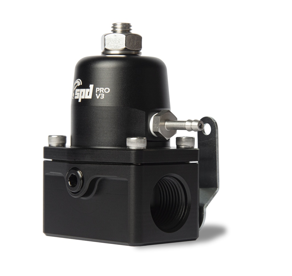 SPD brændstoftrykregulator V3 PRO E85 sort