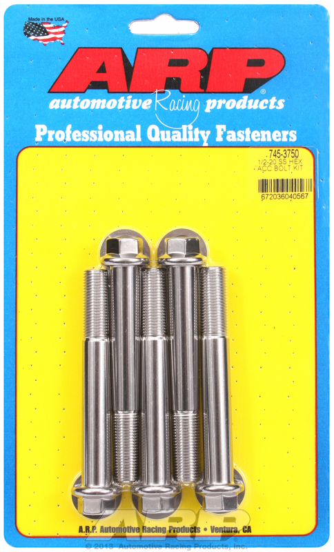 ARP Bolt Kit 1/2-20 x 3.750 SS Hex