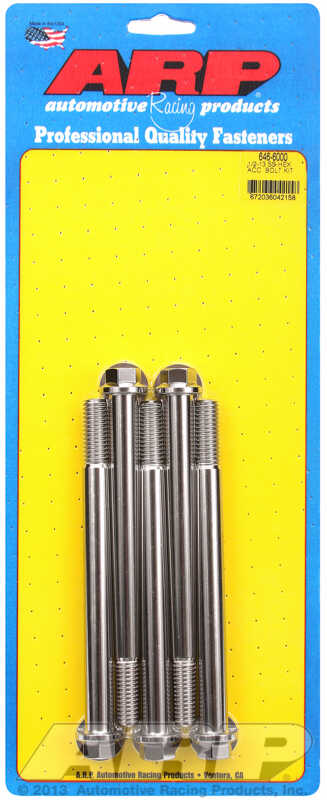 ARP Bolt Kit 1/2-13 x 6.000 SS Hex
