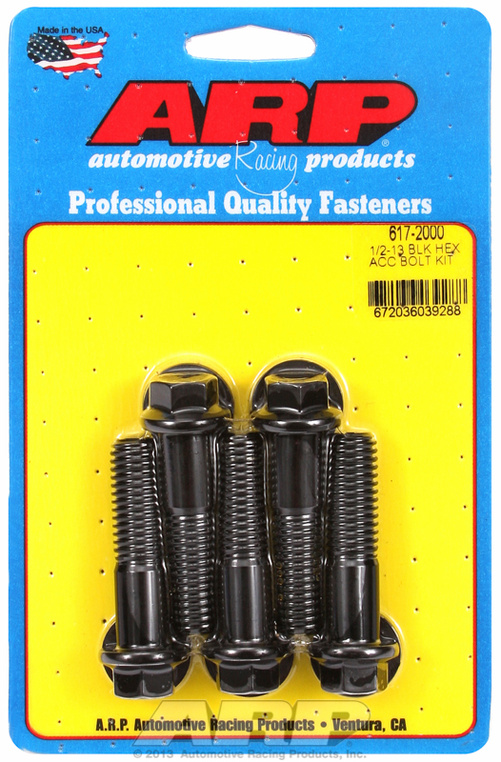 ARP Bolt Kit 1/2-13 x 2.000 Black Oxide Hex