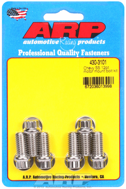 Chevy SS 12pt motor mount bolt kit