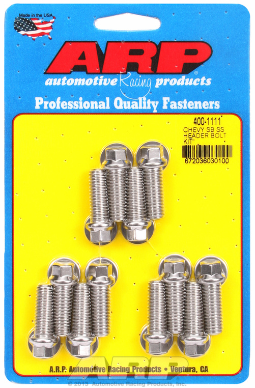 SB Chevy SS hex header bolt kit