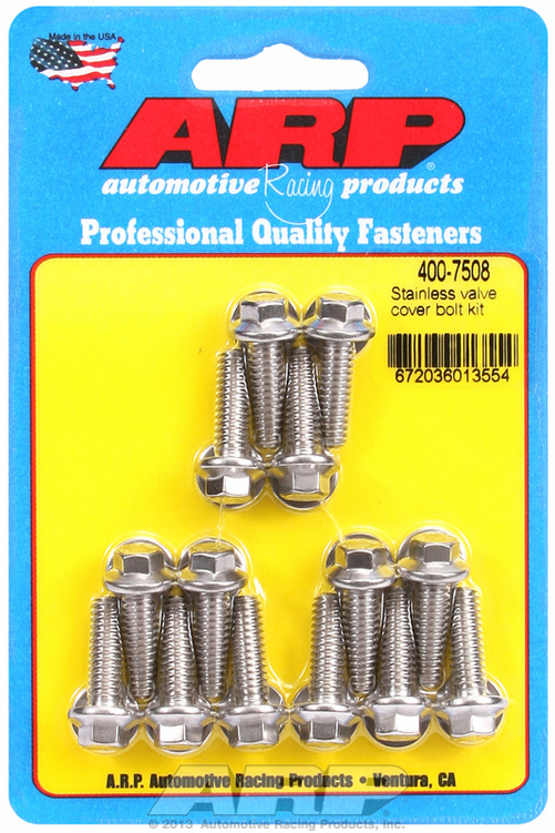 SS valve cover bolt kit