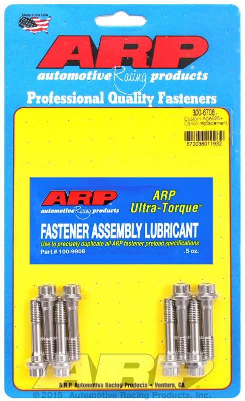 ARP Custom Age625+ rod bolts 5/16 x 1.500'(8x)