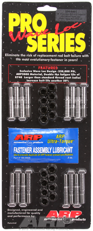 SB Chevy 283-327 & Inline 6 wave-loc rod bolt kit
